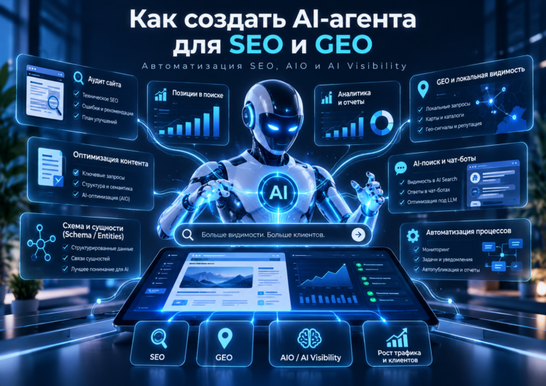 AI-агент для SEO и GEO: автоматизация SEO-аудита, ChatGPT Search, Entity SEO и AI Visibility