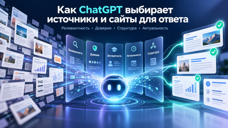 Как ChatGPT выбирает источники и сайты для ответа: SEO, AIO, GEO и OAI-SearchBot
